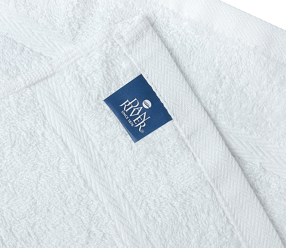 Premium White Face Towels (13×13) Dan River
