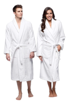 Luxury White Bath Robe – Dan River